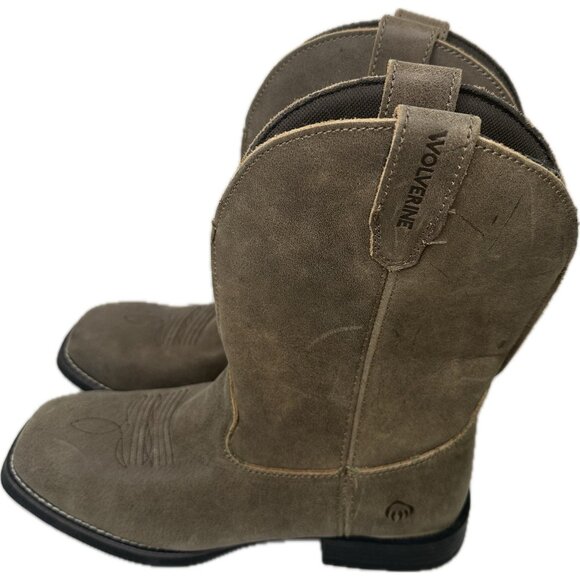 Wolverine Men’s Bronc Western W880140 Mens Brown Leather Casual Dress Boots 8 - Picture 5 of 9